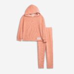 Σετ μπλούζα κολάν για κορίτσι ροζ Funky 226-523108-2