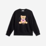 Μπλούζα φούτερ για κορίτσι μαύρο Funky 226-592105-1