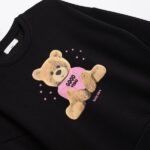 Μπλούζα φούτερ για κορίτσι μαύρο Funky 226-592105-1