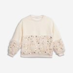 Μπλούζα φούτερ για κορίτσι εκρού Funky 226-592110-1