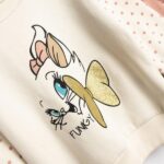 Σετ φόρμες φούτερ για κορίτσι εκρού-ροζ Funky 226-717108-1