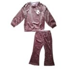 Σετ φόρμες βελουτέ για κορίτσι ροζ Funky 226-717140-1