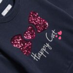 Σετ φόρμες φούτερ για κορίτσι μπλε-φούξια Funky 226-717141-1