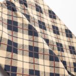 Σετ μπλούζα-κολάν για κορίτσι μπλε-καρό μπεζ Funky 226-739102-1