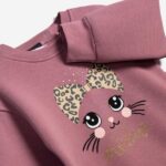 Βρεφικές φόρμες για κορίτσι ροζ-μπεζ/λεοπάρ Funky 226-917107-2