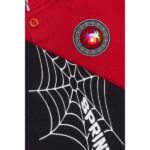 Παιδικό σετ φόρμες φούτερ αγόρι κόκκινο-μαύρο Spiderman Sprint 252-1025-400