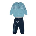 Σετ φόρμες φούτερ για αγόρι σε χρώμα μπλε Sprint 252-1026-345