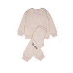Σετ φόρμες φούτερ για κορίτσι σε χρώμα μπεζ Sprint 252-2019-115