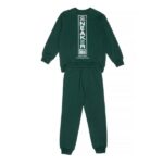 Σετ φόρμες φούτερ αχνούδιαστο για αγόρι πράσινο Sprint 252-3004-640