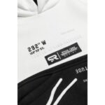 Σετ φόρμες φούτερ για αγόρι λευκό-μαύρο Sprint 252-3036-133