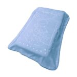 Κουβέρτα κούνιας βελουτέ ανάγλυφη 110×140cm Sweet Bear 11 Baby Blue Dimcol 31472748001