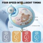 Μουσικό Κρεβατιού Με Φως Cartoon Bear Blue Bebe Stars 860-130