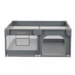 Πάρκο τετράγωνο 150×150 Playzen Grey Bebe Stars 880-100