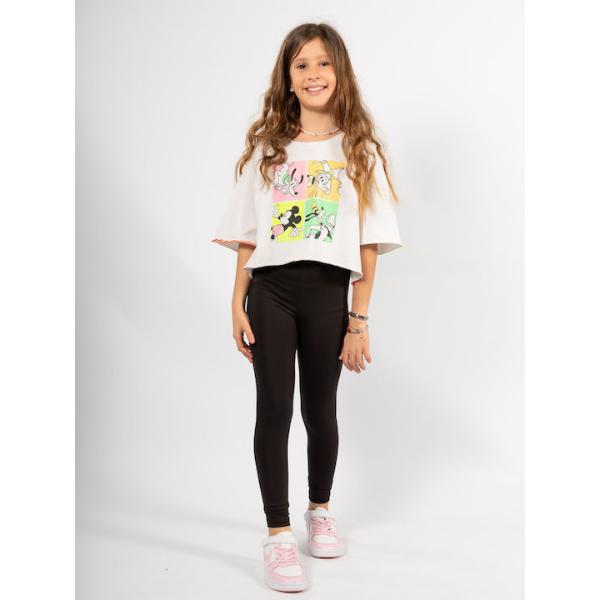 Κολάν για κορίτσι μαύρο ματ Nina Club 1990