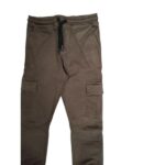 Παντελόνι cargo για αγόρι καφέ GANG 225511