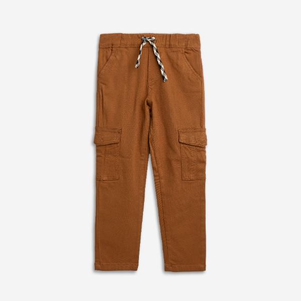Παντελόνι cargo για αγόρι κανελί FUNKY 226-111107-1