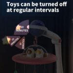 Μουσικό Κρεβατιού Με Προβολέα Spaceship Bebe Stars 860-120