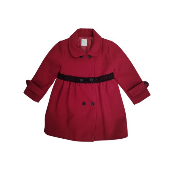 Παλτό για κορίτσι μπορντώ Mamma Natura W19-2250