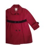 Παλτό για κορίτσι μπορντώ Mamma Natura W19-2250