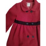 Παλτό για κορίτσι μπορντώ Mamma Natura W19-2250