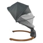 Κούνια Ηλεκτρική Fluffy Smoked Grey Bebe Stars 257-186