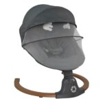 Κούνια Ηλεκτρική Fluffy Smoked Grey Bebe Stars 257-186