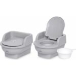 Γιογιό Λεκάνη Με Καπάκι Throne Zebra Grey Lorelli 10130910051