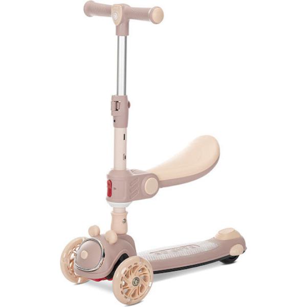 Πατίνι Τρίτροχο Με Κάθισμα Swiftie Beige Lorelli 10390220001