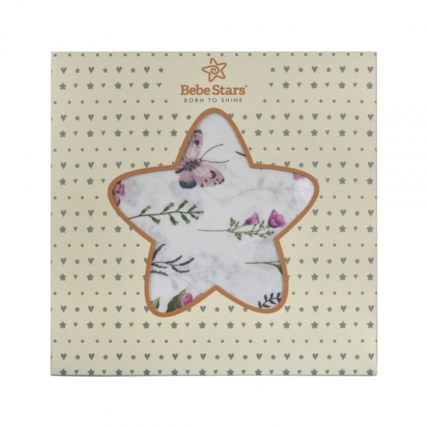 Σετ Σεντόνια 3τμχ Flower Bebe Stars 201-179