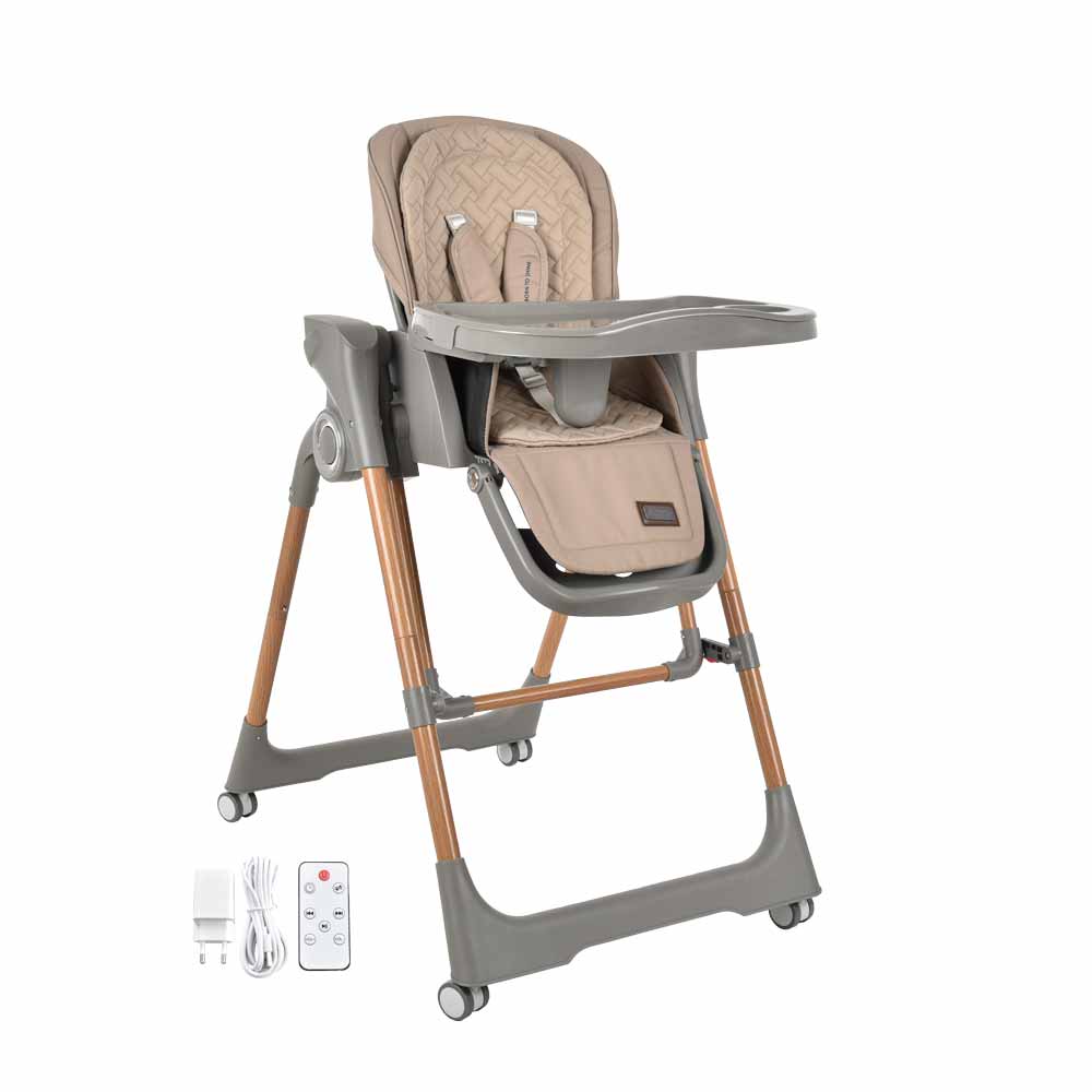 Καρεκλάκι Φαγητού-Kούνια Serenna Ηλεκτρικό 2 in 1 Mocha Bebe Stars 871-182