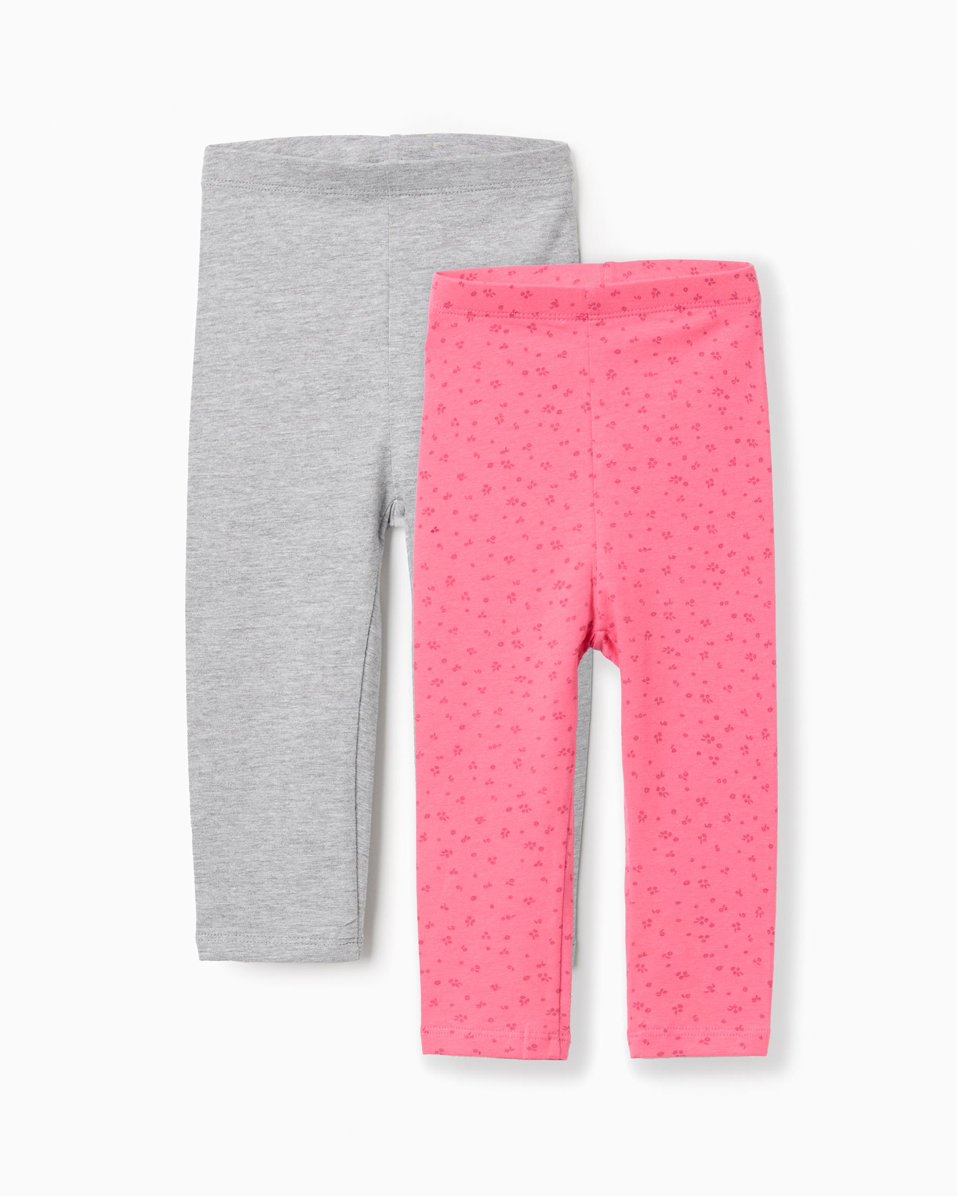 Βρεφικά κολάν 2pack κορίτσι ροζ-γκρι ZIPPY ZBGAP0401_26007