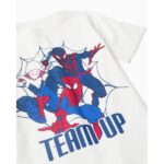 Παιδικό σετ μακό καλοκαιρινό Spiderman αγόρι λευκό-μπλε ZIPPY ZKBAP0602_26003