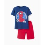 Παιδικό σετ μακό καλοκαιρινό Spiderman για αγόρι μπλε-κόκκινο ZIPPY ZKBAP0602_26004