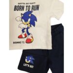 Παιδικό σετ μακό καλοκαιρινό Sonic αγόρι λευκό-μπλε ZIPPY ZKBAP0602_26006