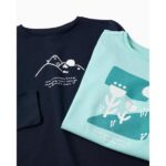 Παιδικά μπλουζάκια 2pack μακρυμάνικα κορίτσι μπλε-πράσινο Zippy ZKGAP0303_26020