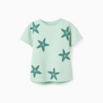 Παιδική μπλούζα μακό κοντομάνικη κορίτσι πράσινη ZIPPY ZKGAP0303_26038