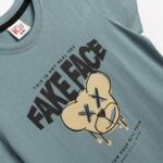 Παιδικό σετ μακό καλοκαιρινό αγόρι μπλε-μαύρο FUNKY 126-101128-1