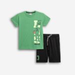 Παιδικό σετ μακό καλοκαιρινό αγόρι πράσινο-μαύρο FUNKY 126-101141-1