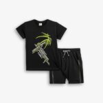 Παιδικό σετ μακό καλοκαιρινό αγόρι μαύρο FUNKY 126-101220-1
