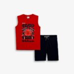 Παιδικό σετ μακό καλοκαιρινό αγόρι κόκκινο-μπλε FUNKY 126-101402-3