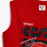 Παιδικό σετ μακό καλοκαιρινό αγόρι κόκκινο-μπλε FUNKY 126-101402-3