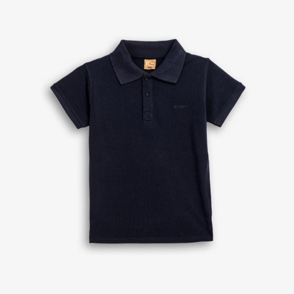 Παιδική μπλούζα πόλο κοντομάνικη αγόρι μπλε FUNKY 126-189102-3