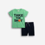 Παιδικό σετ μακό καλοκαιρινό αγόρι πράσινο-μπλε FUNKY 126-301109-2
