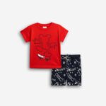 Παιδικό σετ μακό καλοκαιρινό αγόρι κόκκινο-μπλε FUNKY 126-301112-2