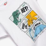 Παιδικό σετ καλοκαιρινό βερμούδα σταθερή αγόρι λευκό-χακί FUNKY 126-303101-1