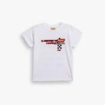 Παιδική μπλούζα μακό κοντομάνικη αγόρι λευκή FUNKY 126-305129-1