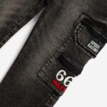 Παιδικό παντελόνι τζιν cargo αγόρι μαύρο FUNKY 126-312101-1