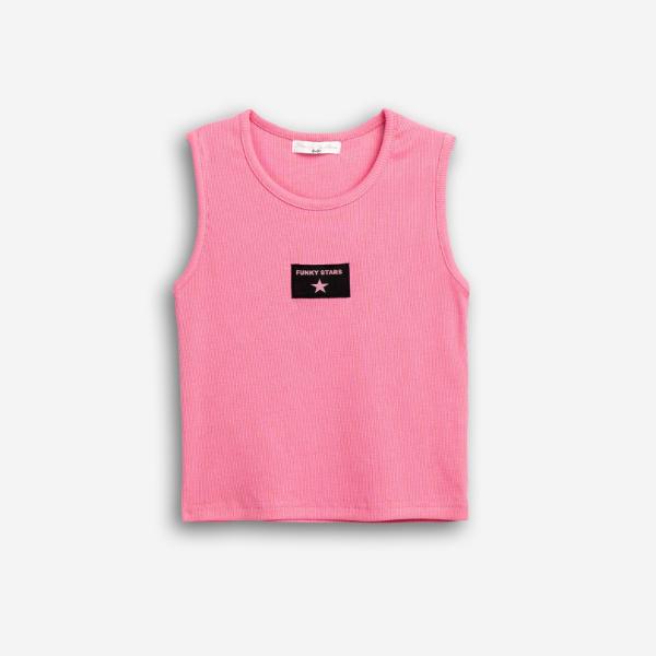 Παιδική μπλούζα αμάνικη κορίτσι ροζ FUNKY 126-505149-1