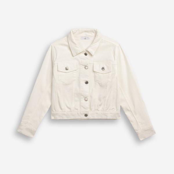 Παιδικό τζιν εκρού μπουφάν κορίτσι FUNKY 126-518103-1