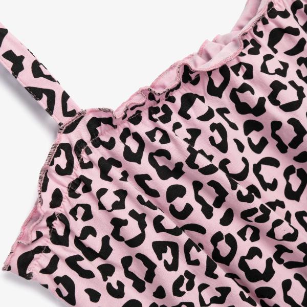 Παιδικό καλοκαιρινό σετ σορτς κορίτσι ροζ-μαύρο FUNKY 126-524104-1